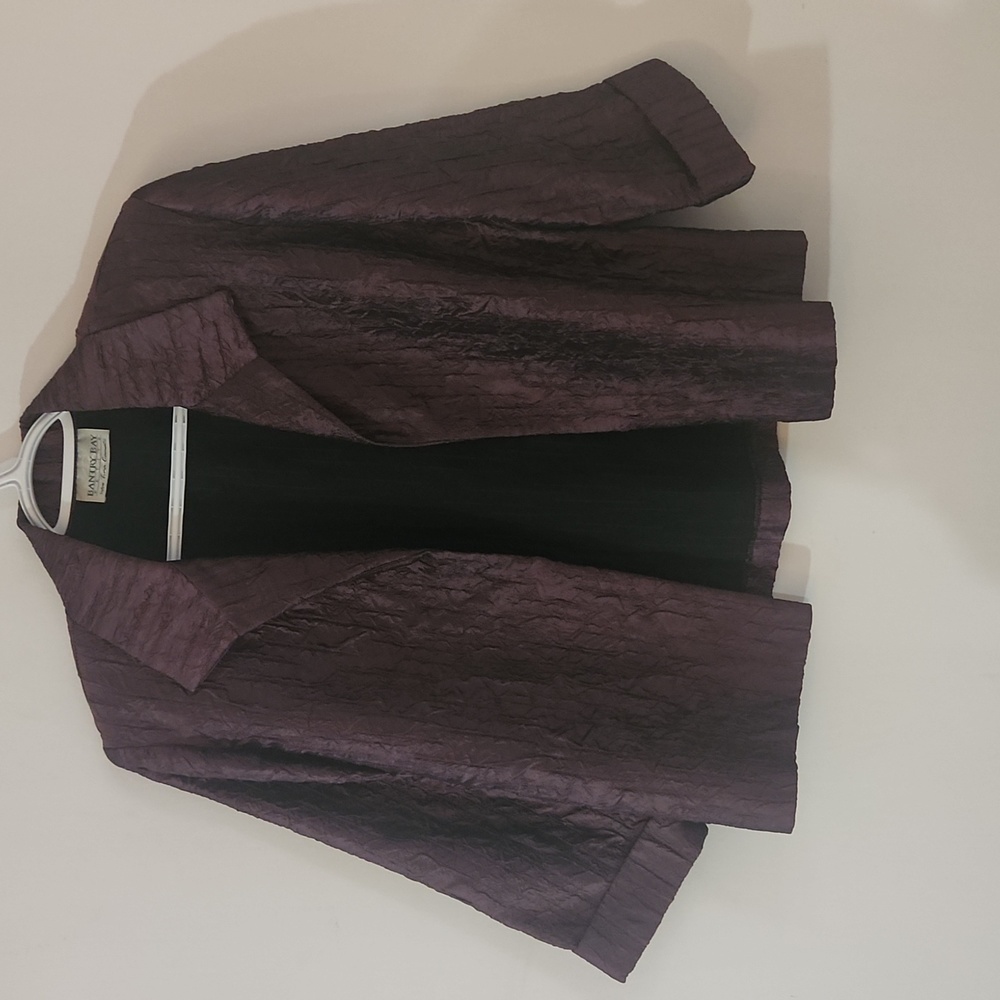 Bantry Bay metallic wrinkle fabric jacket